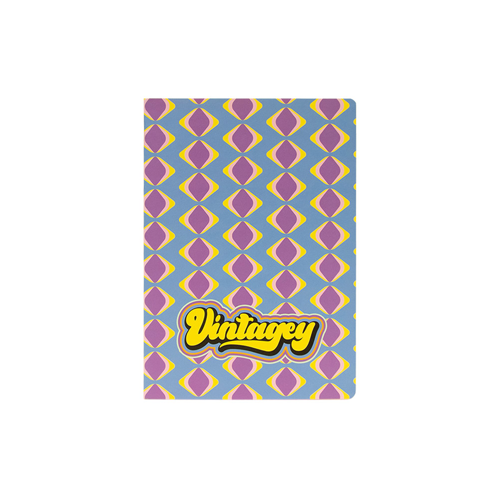 Caderno Agrafado A5 Quadriculado VINTAGEY Diamond 48Fls 1un