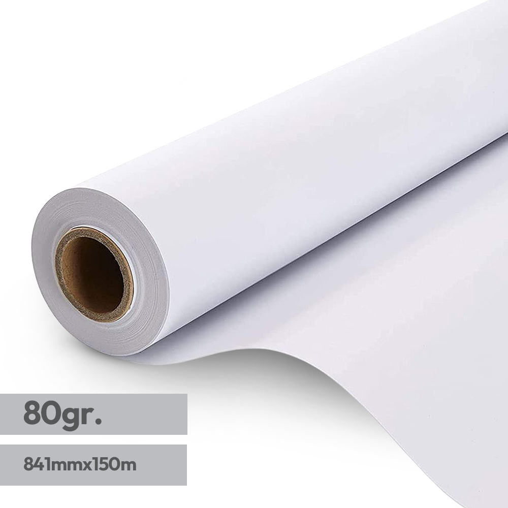 Papel 0841mmx150m 080g (PPC) Evolution Extra 1 Rolo