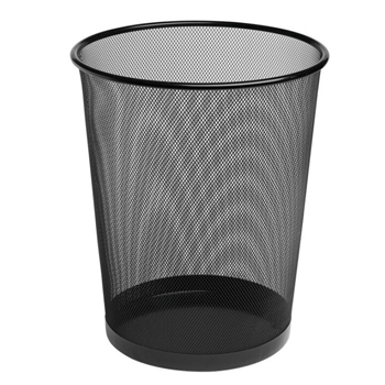Papeleira 18L Tipo Rede Preto