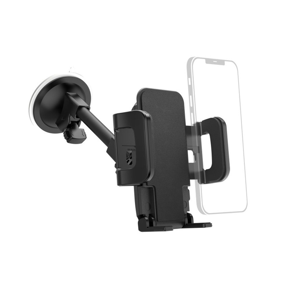 Suporte Smartphone Carro c/Ventosa Compact Preto