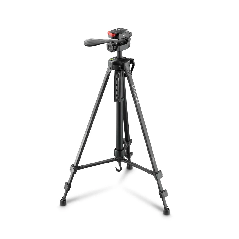 Tripé Star 153 3D para Câmara e Smartphone Preto