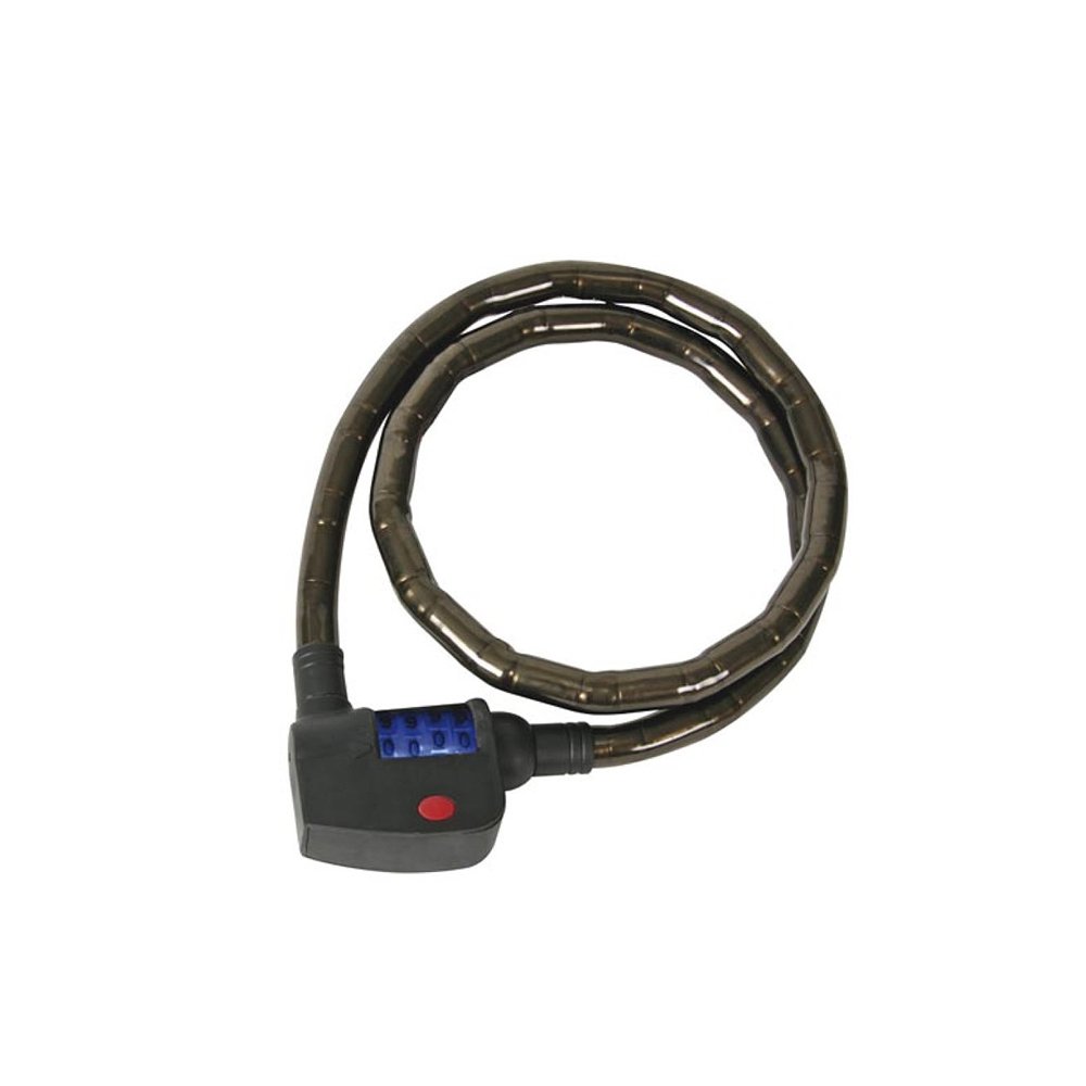 Cadeado 15mm Preto Bicicleta / Mota com Código Dígitos