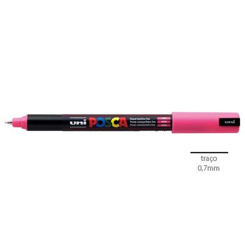 Marcador Uniball Posca PC-1MR 0,7mm Rosa (13) 1un
