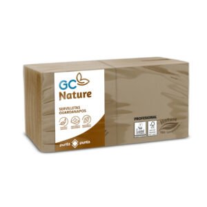 Guardanapos 20x20 2Fls Reciclados Nature P&P 100% 100un