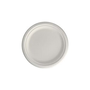 Pratos 18cm Sobremesa Cana de Açucar Cor Natural 50un