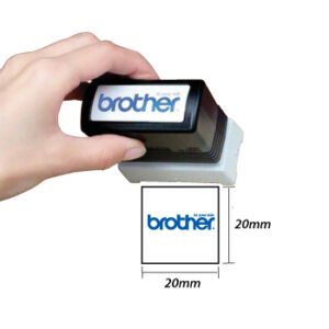 Carimbo 20x20mm Preto Brother PR2020B6P 6un