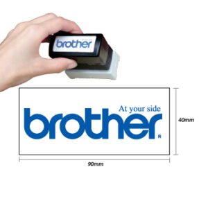 Carimbo 40x90mm Vermelho Brother PR4090R6P 6un