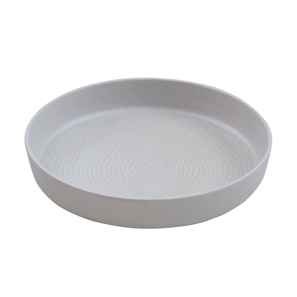 Prato 20.4x4.3cm Melamina Redondo BATIK 1un