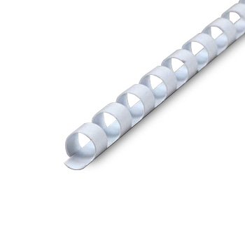 Argolas PVC Encadernar 06mm Branco 20 Folhas 100un