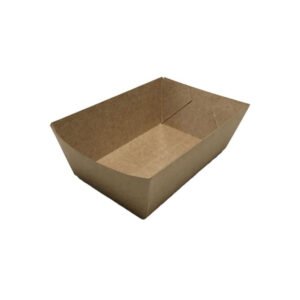 Bandeja Kraft 100x60x42mm 300g 250un
