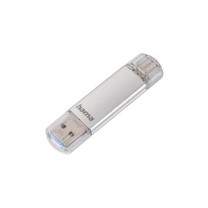 Pen Drive 32GB USB-C 3.1 + USB-A 3.0 Hama C-Laeta Prata