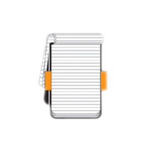 Bloco de Notas Repórter de Bolso Pautado Moleskine