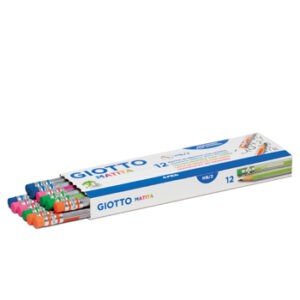Lápis Grafite 2HB Giotto Matita c/Borracha Cx 12un