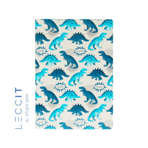 Caderno Agrafado A4 Pautado DINO 48Fls 1un