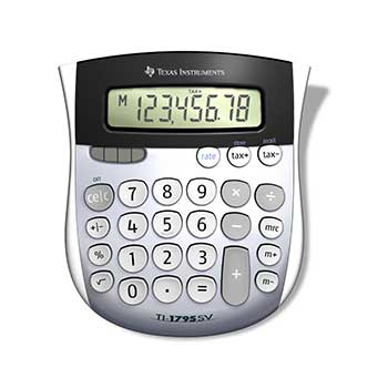 Calculadora Secretária Texas TI 1795 SV 8 Dígitos