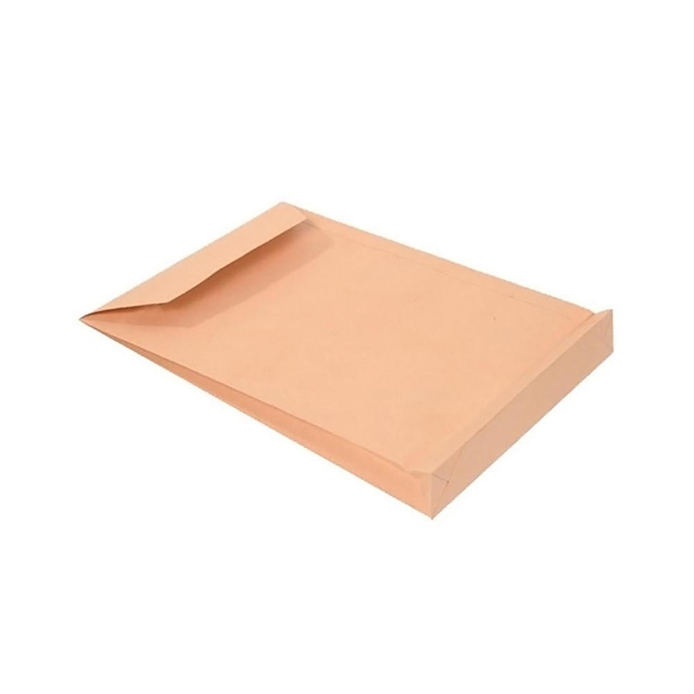 Envelopes Saco 250x353mm B4 Kraft 125gr C/Fole 40mm 50un