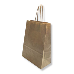 Saco 42x16x49cm Papel 100g c/Asas Kraft 1un