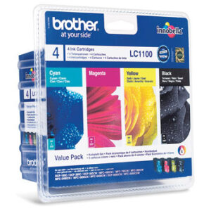 Pack Tinteiros Brother LC1100VALBP 4 Cores