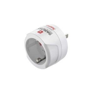 Adaptador Corrente Viagem USA Type-B Branco