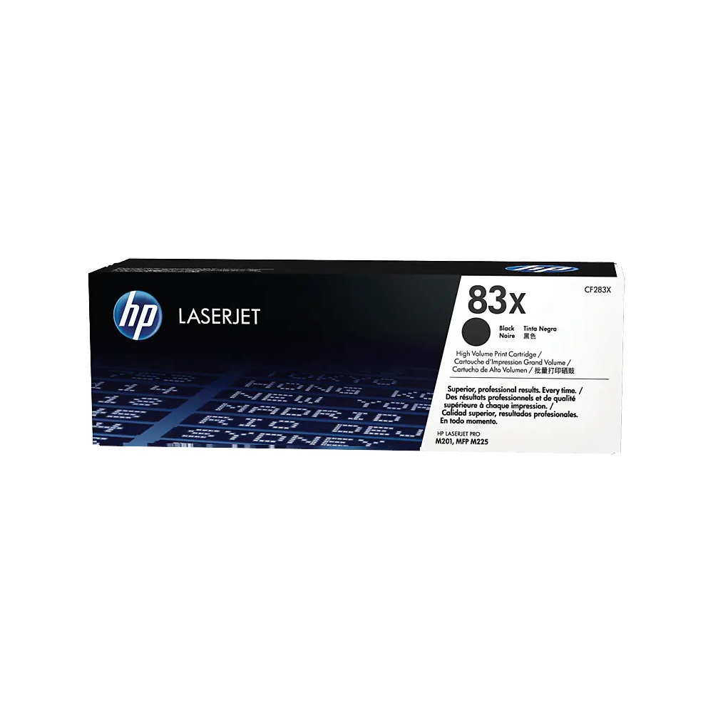 Toner HP 83X Preto CF283X 2200 Pág.