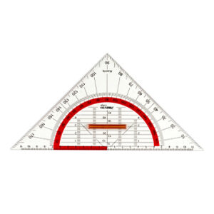 Esquadro 45G-25cm Geométrico Aristo Geocollege AR23008 Pega
