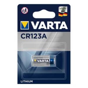 Pilhas CR123A Lithium 3V 1600mAh Varta 1un