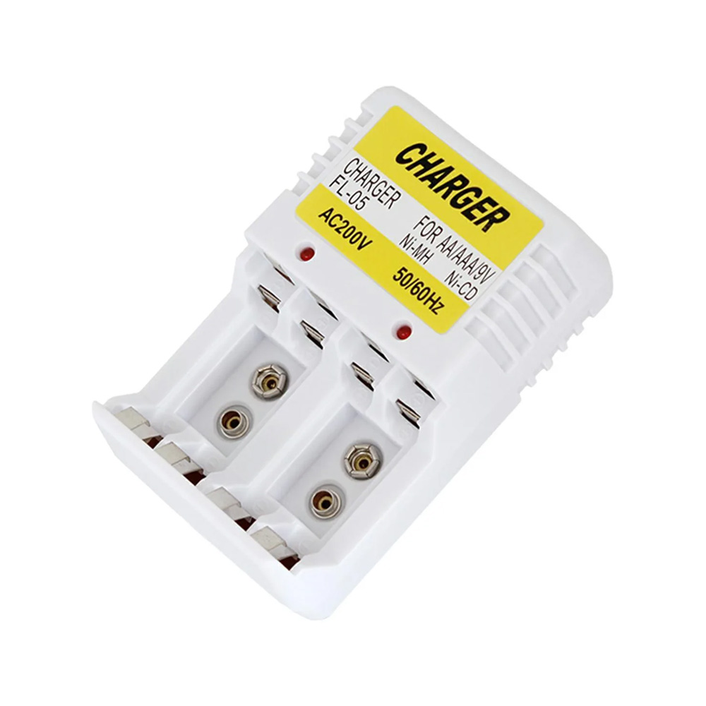 Carregador Pilhas AA / AAA / 6F22 de 9V