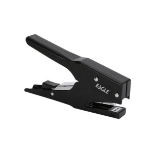 Agrafador Alicate 24/6 25 Folhas Metálico Eagle Preto
