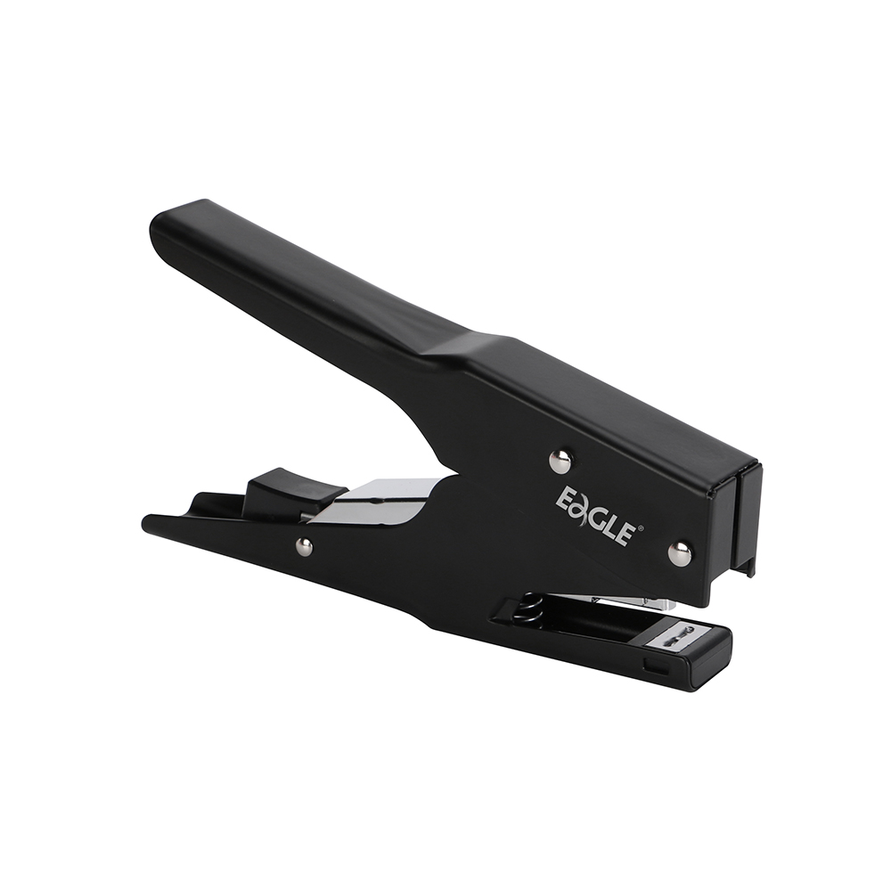 Agrafador Alicate 24/6 25 Folhas Metálico Eagle Preto