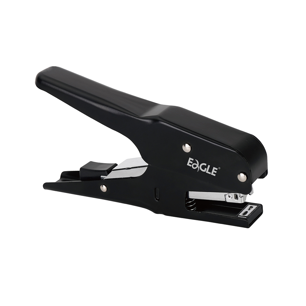 Agrafador Alicate 24/6 50 Folhas Metálico Eagle Preto