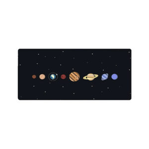 Tapete para Rato e Teclado Gaming 80x30cm Planetas
