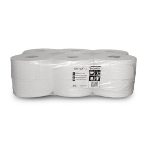Papel Higiénico (Jumbo) 180mts 2Fls 30g Pampilar 12un