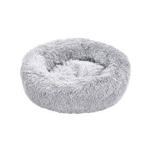 Cama para Cães e Gatos Redonda 50cm Cinzento