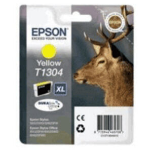 Tinteiro Epson T1304 Amarelo C13T13044010 10,1ml 755 Pág.