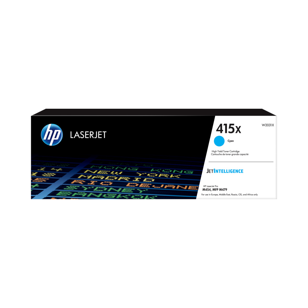 Toner HP 415X Azul W2031X 6000 Pág.